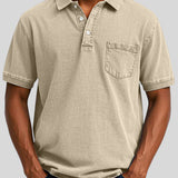 Iosif™ - Мъжка ретро ежедневна тениска с поло