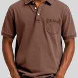 Iosif™ - Мъжка ретро ежедневна тениска с поло