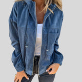 Ognyana™ - Кадифено палто с цип