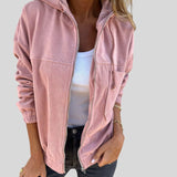 Ognyana™ - Кадифено палто с цип