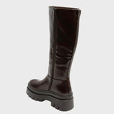 Mladena™ - Кафяви високи ботуши