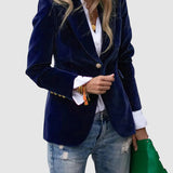 Denitsa™ - Елегантно кадифено палто