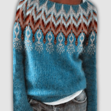 Silvia™ - Стилен ретро пуловер