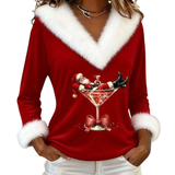 Aneliya™ - Camisola de veludo natalícia