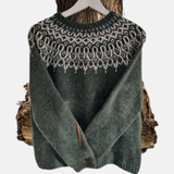 Paulina™ - Стилен ретро пуловер