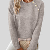 Ruzha™ - Елегантен плетен пуловер с мъниста