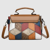 Hristo™ - Чанта от естествена кожа с мозайка