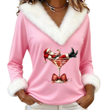 Aneliya™ - Camisola de veludo natalícia