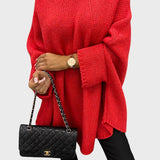 Emilia™ - Дълъг плетен пуловер