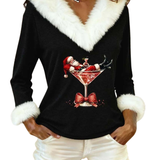 Aneliya™ - Camisola de veludo natalícia