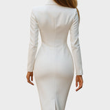 Yasmina™ - Вталена и елегантна миди рокля