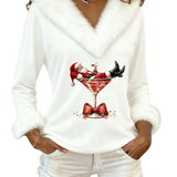 Aneliya™ - Camisola de veludo natalícia