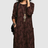 Iarislava™ - Елегантна рокля с флорален мотив