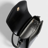 Violeta™ - Чанта за през рамо от структурирана лачена кожа