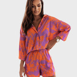 Bonka™ - Комплект риза и шорти Santorini