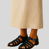 Pavel™ - Затворени сандали с елегантна катарама.