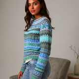 Angelina™ - Стилен ретро пуловер