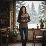 Ana™ - Стилен ретро пуловер