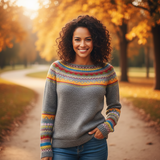 Vanesa™ - Стилен ретро пуловер