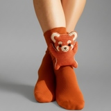 Миеща мечка™ - Топли чорапи с принт на миеща мечка