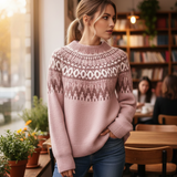 Laura™ - Стилен ретро пуловер