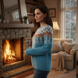 Silvia™ - Стилен ретро пуловер