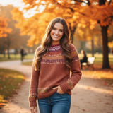 Zhanet™ - Стилен ретро пуловер