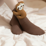 Ленивец™ - Топли чорапи с щампа на ленивец