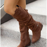 Kosara™ - Удобни и топли велурени ботуши