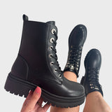 Nedelya™ - Черни ботуши с детайли