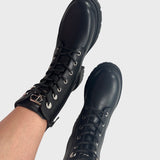 Nedelya™ - Черни ботуши с детайли