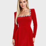 Aglaia™ - Кадифена рокля