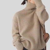 Milena™ - Пуловер с висока яка