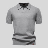 Zdravko™ – Поло тениска от структурно плетиво