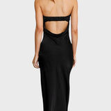 Ivomira™ - Дълга сатенена рокля