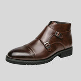 Nedyalko™ - Кожени обувки с двойна катарама