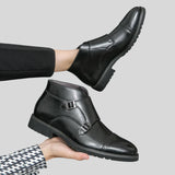 Nedyalko™ - Кожени обувки с двойна катарама