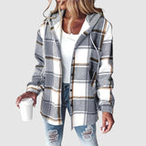 Kostadinka™ - Карирано есенно палто