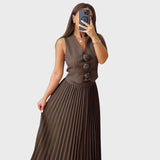 Boryana™ - Елегантен комплект от две части без ръкави