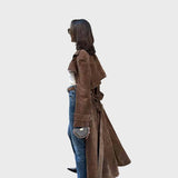 Denka™ - Елегантно велурено палто