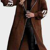 Nikolina™ – Дълго плетено палто