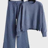 Tereza™ - Елегантен плетен комплект от две части