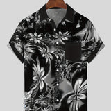 Kiril™ - Мъжка риза с флорален принт