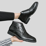 Nedyalko™ - Кожени обувки с двойна катарама