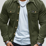 Atanas™ - Ежедневна кадифена риза с копчета