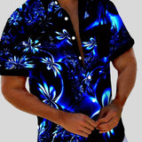 Kiril™ - Мъжка риза с флорален принт