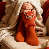 Миеща мечка™ - Топли чорапи с принт на миеща мечка