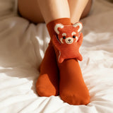 Миеща мечка™ - Топли чорапи с принт на миеща мечка