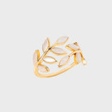 Damyaná™ - Пръстен със златни листа