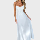 Katerinka™ - Макси рокля без ръкави с връзки